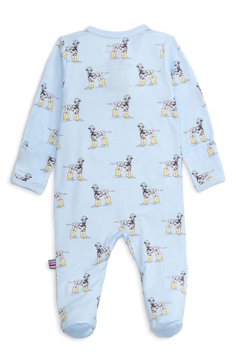 Magnetic Me Spots and Splashes Magnetic Closure Footie, Alternate, color, Blue