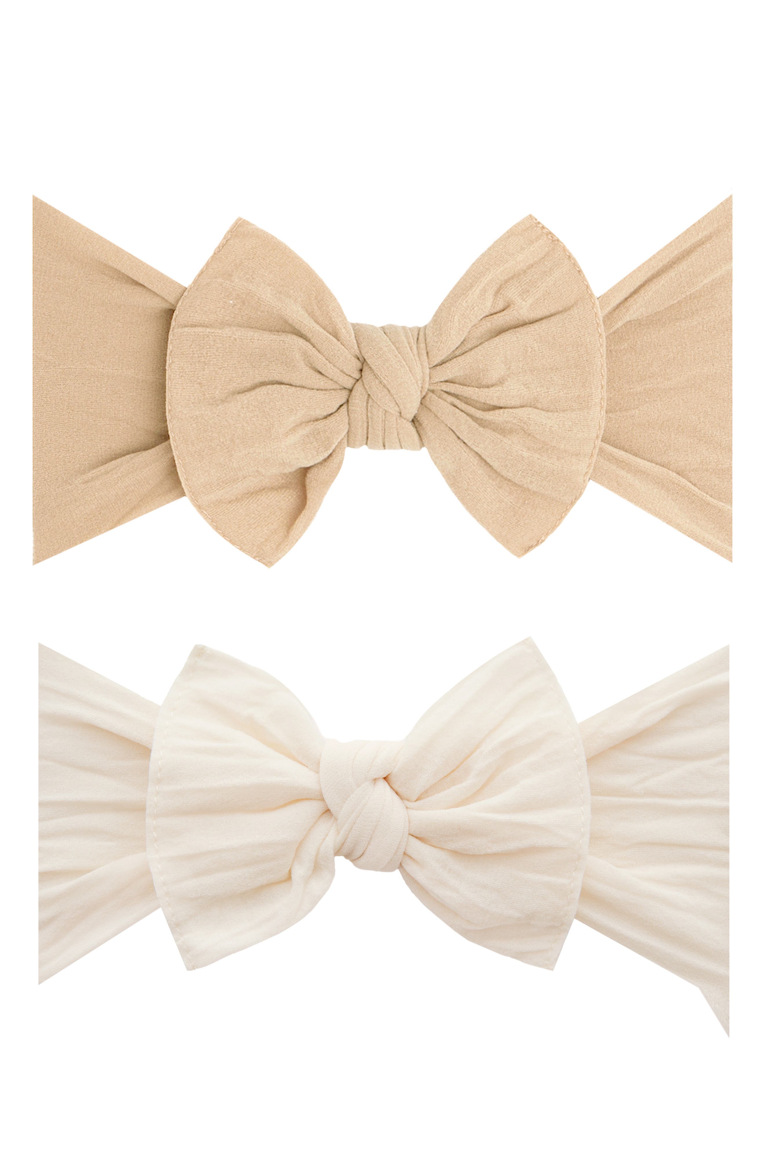 Baby Bling Headbands in Fawn Oatmeal 