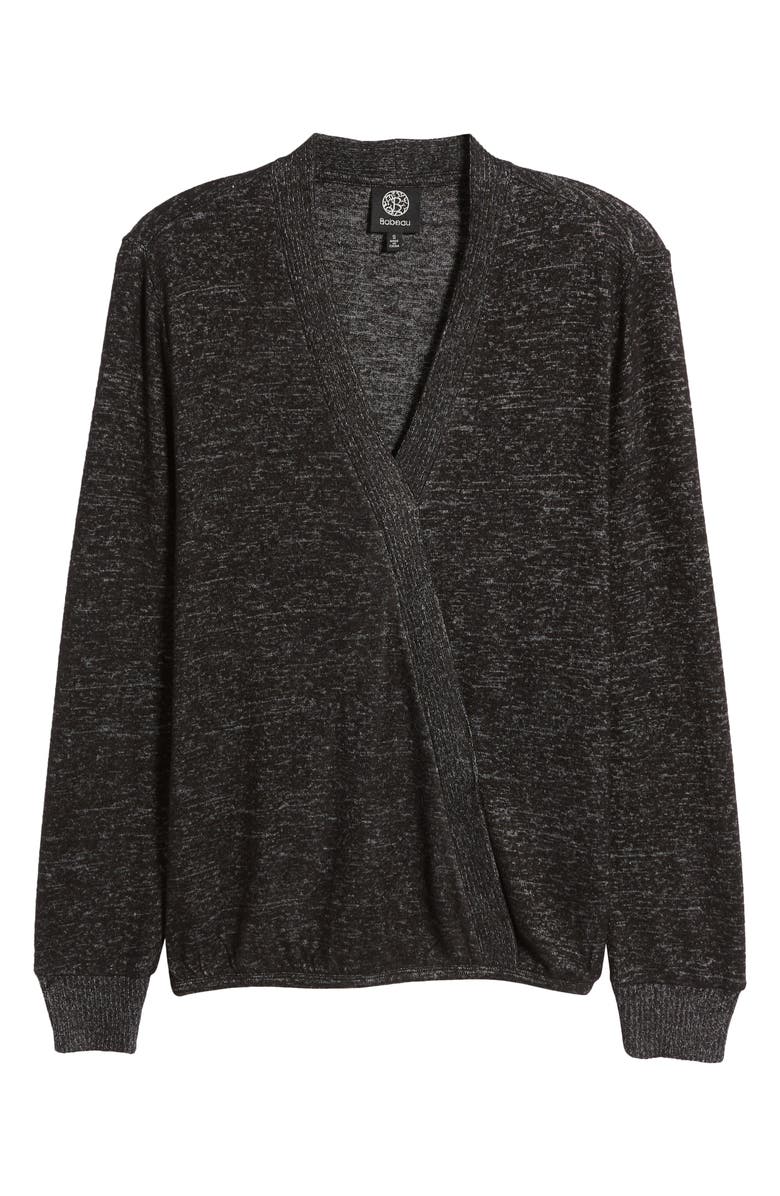 Bobeau Cozy Surplice Top, Alternate, color,