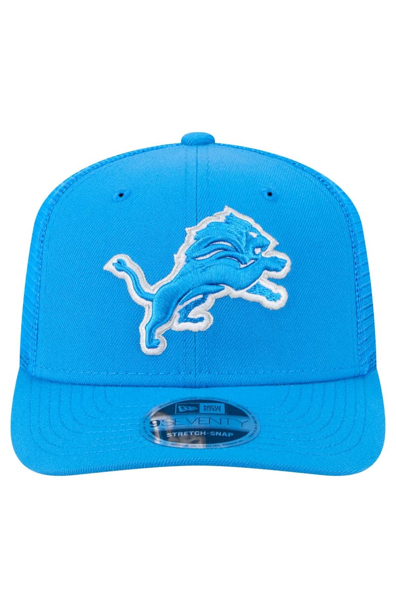 New Era Men's New Era  Blue Detroit Lions Team Collection 9SEVENTY Stretch-Snap Adjustable Hat, Alternate, color, 