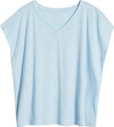 Eileen Fisher V-Neck Organic Linen T-Shirt