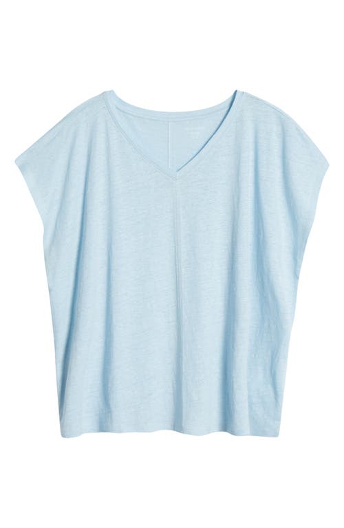 Eileen Fisher V-neck Organic Linen T-shirt