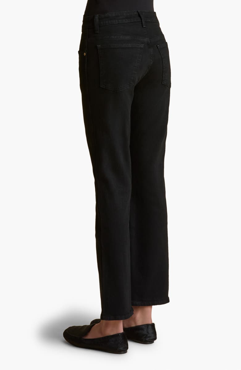 Khaite Vivian High Waist Crop Flare Jeans, Alternate, color, 