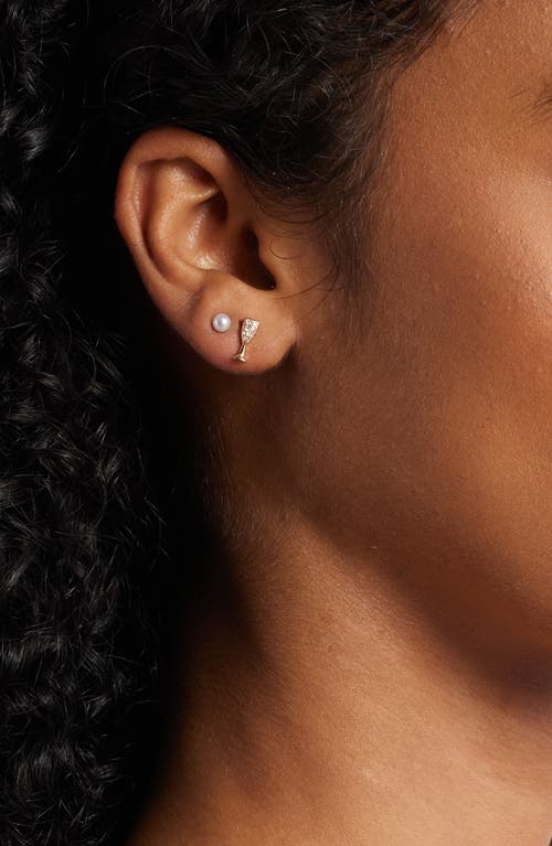 Bp. Holiday Set Of 3 Stud Earrings In Gold