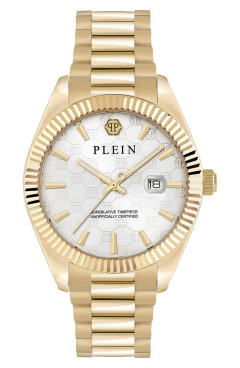 Date Superlative Bracelet Watch, 40mm