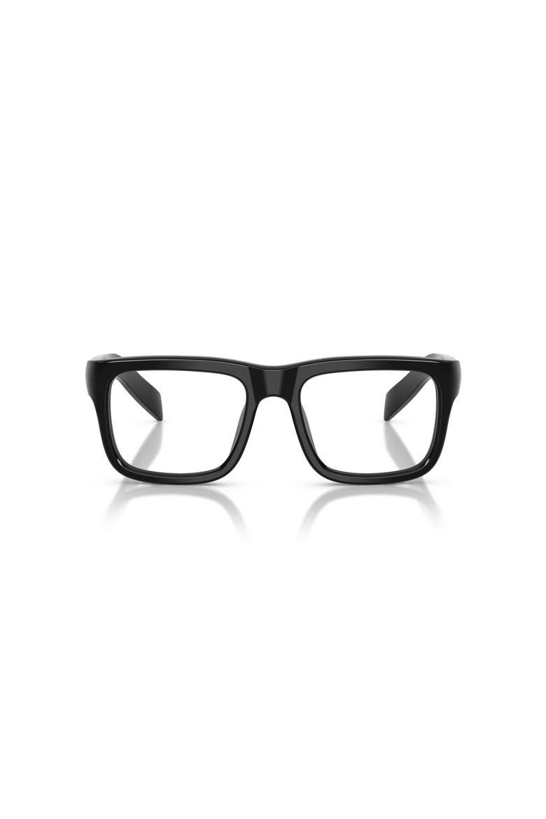54mm Rectangle optical glasses, Alternate, color, Black