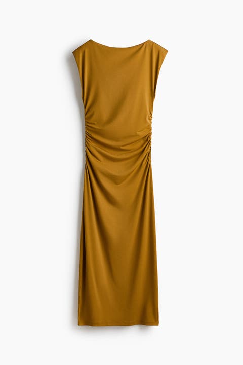 Cap-sleeved Dress