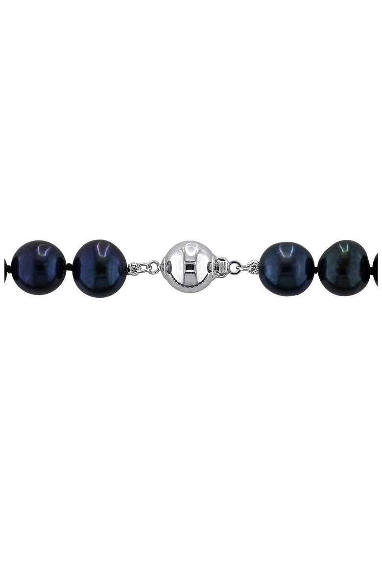 Cultured Freshwater Pearl Bracelet, Alternate, color, BLACK