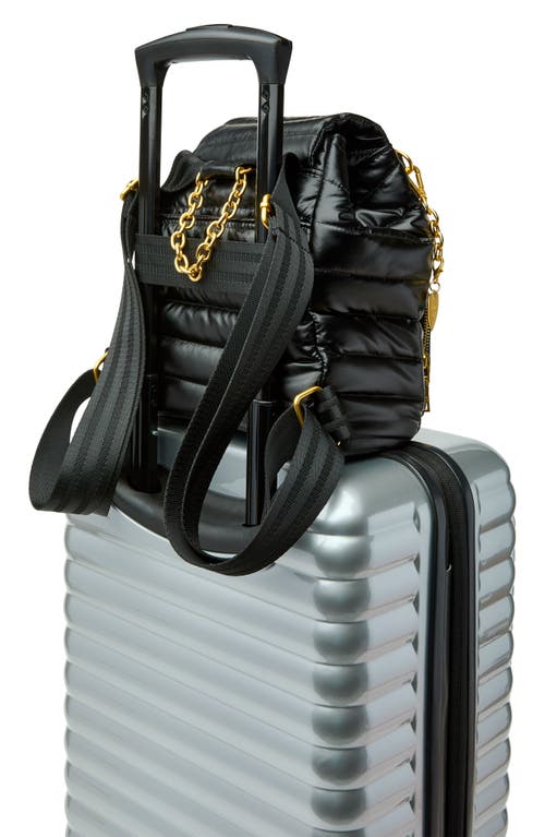 Think Royln Legend Quilted Backpack In Black
