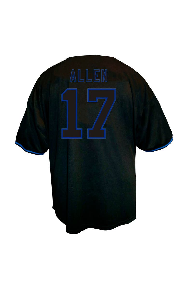 FANATICS Men's Fanatics Josh Allen Black Buffalo Bills Big & Tall Baseball Button-Up Shirt, Alternate, color, Black