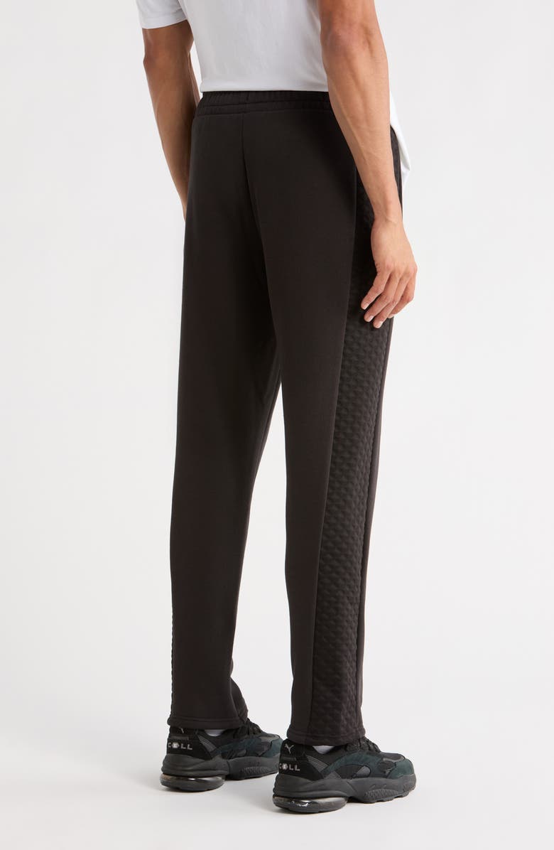 PUMA Textured Panel Active Pants, Alternate, color, Puma Black