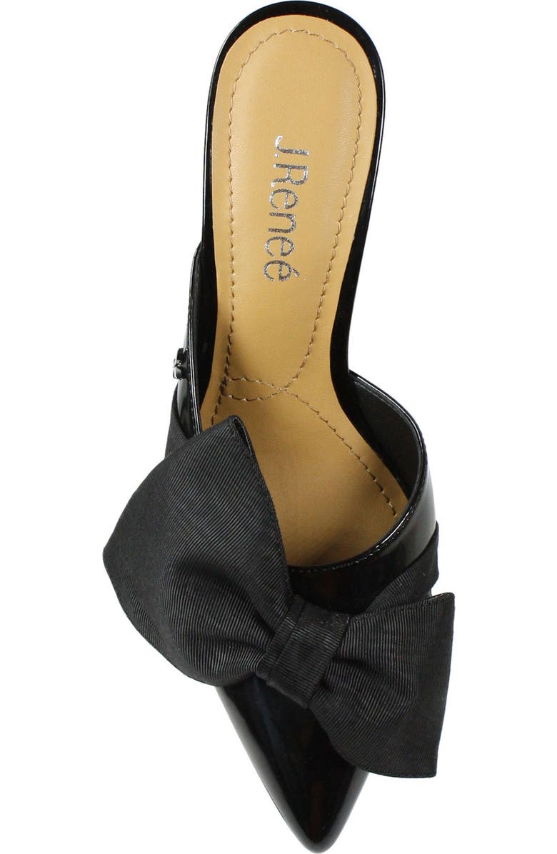 J. Reneé Elonna Asymmetrical Bow Pointed Toe Mule, Alternate, color,
