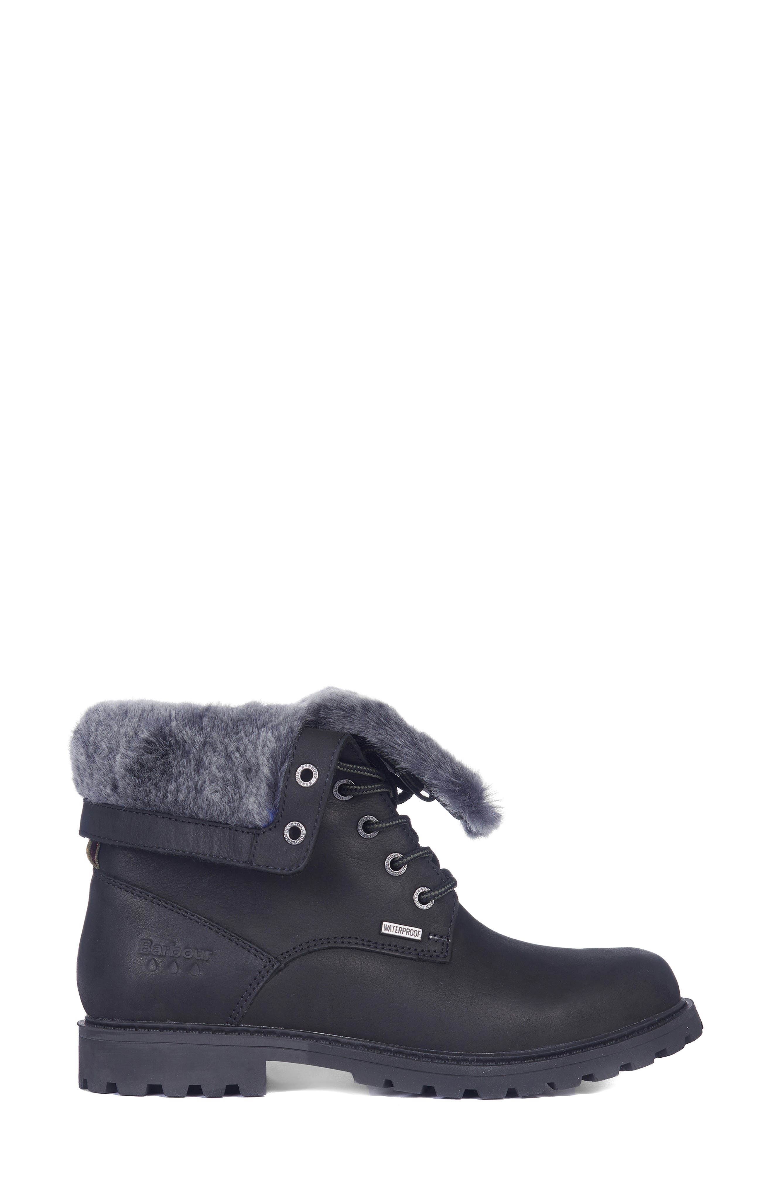 Barbour Hamsterly Faux Fur Lined Boot, Alternate, color, 