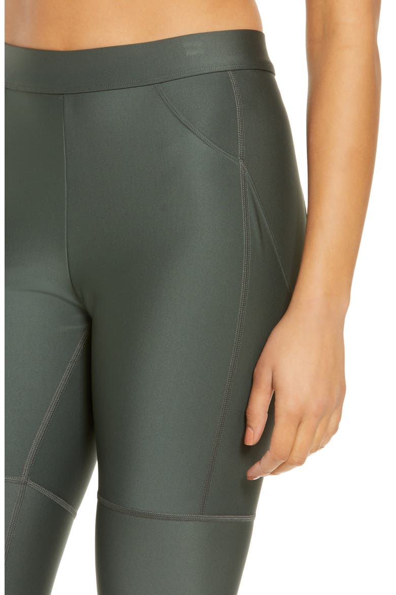 Utility Pocket High Waist Leggings, Alternate, color, DARK CACTUS