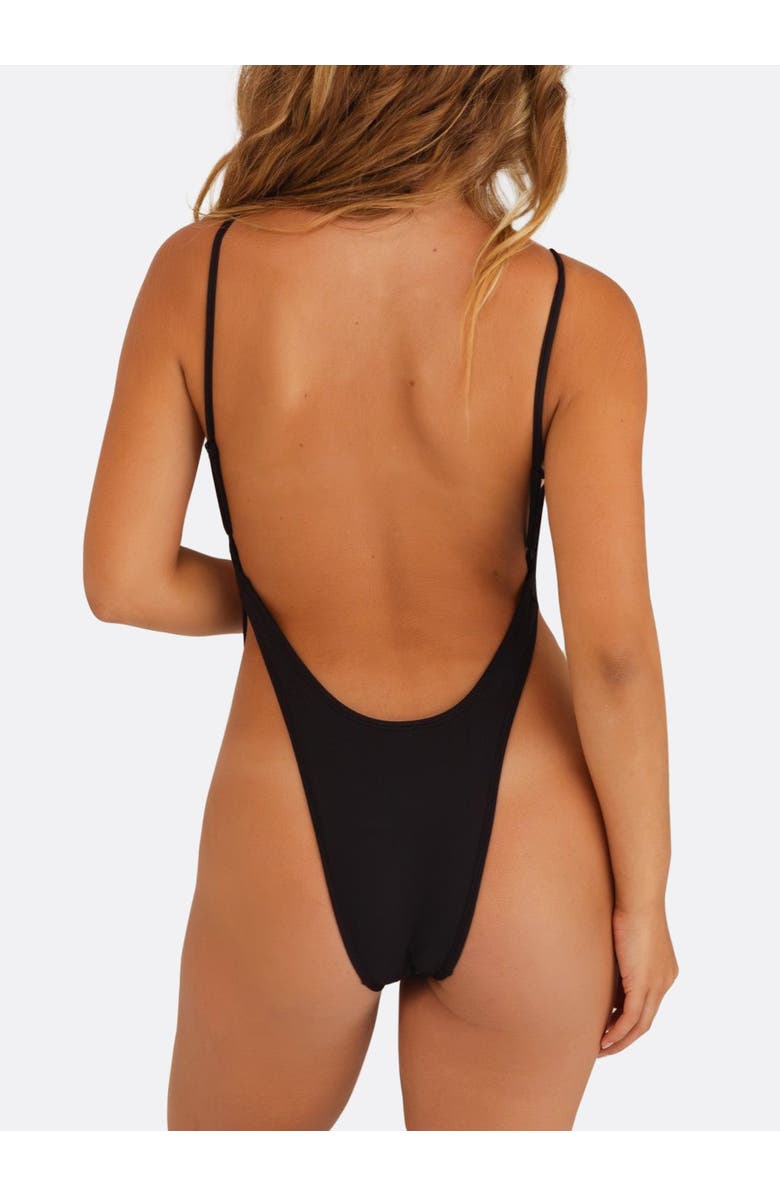 Minimale Animale Dynamo One Piece Swimsuit, Alternate, color, Black