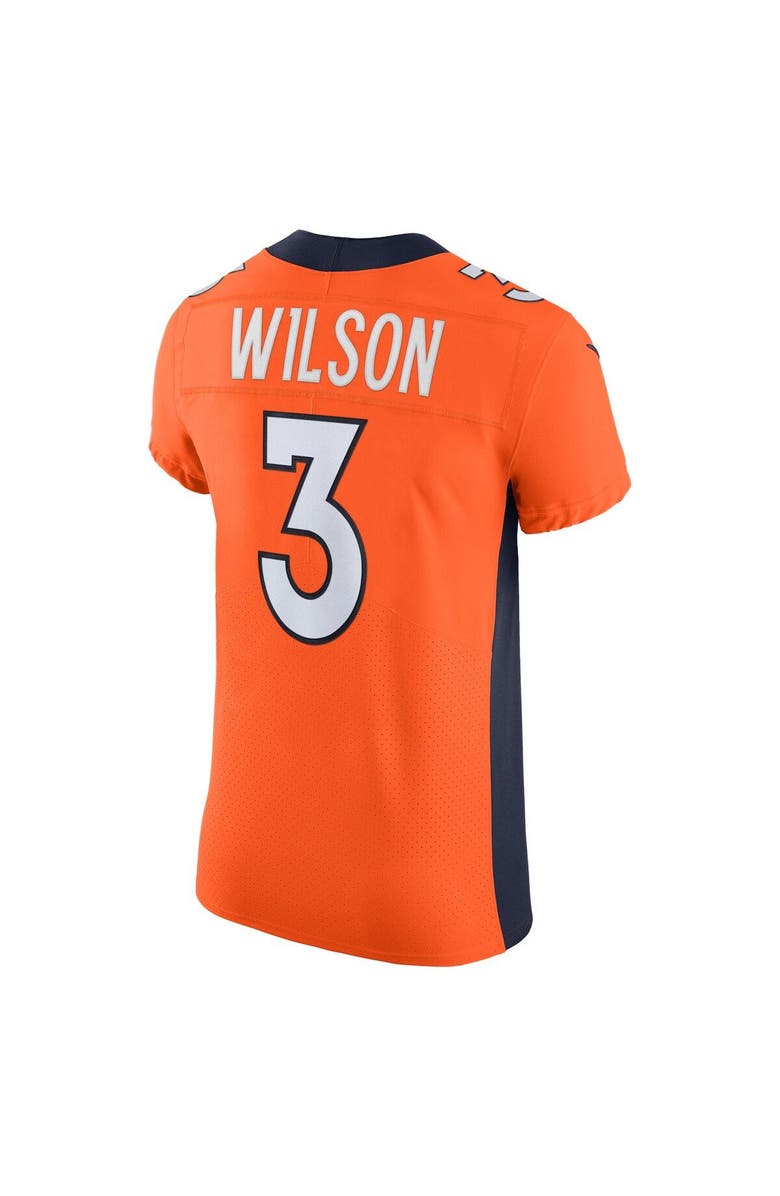 Nike Men's Nike Russell Wilson Orange Denver Broncos Vapor Elite Jersey, Alternate, color, 