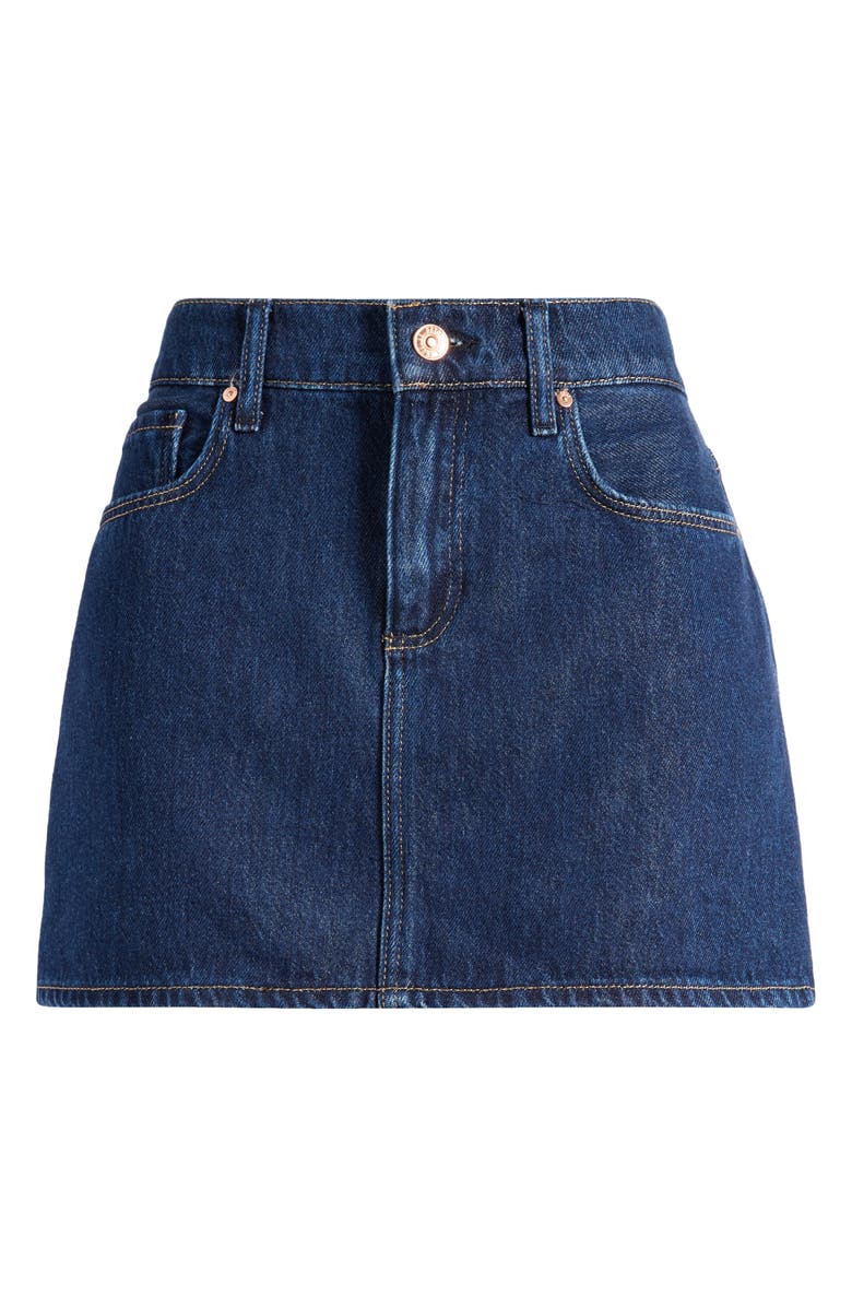 PAIGE Ryder Denim Miniskirt, Alternate, color, Michiru