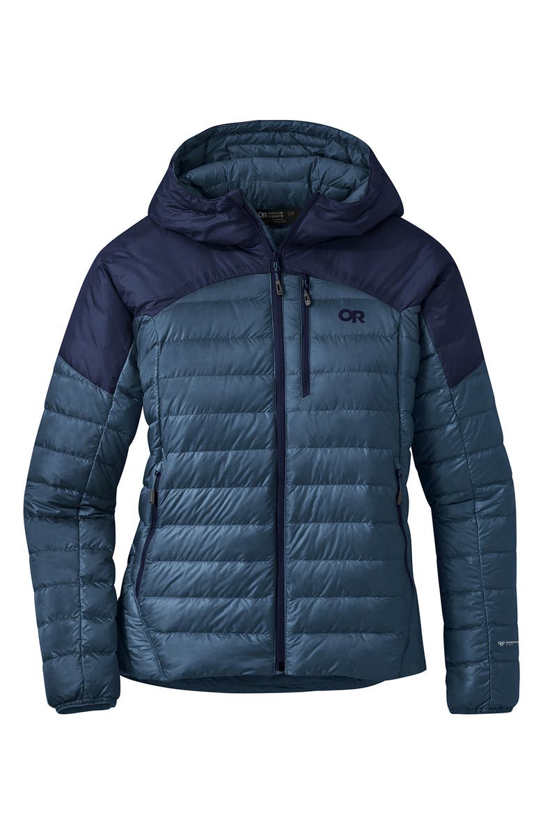 Outdoor Research Helium 800 Fill Power Water Resistant Down Jacket, Alternate, color, 