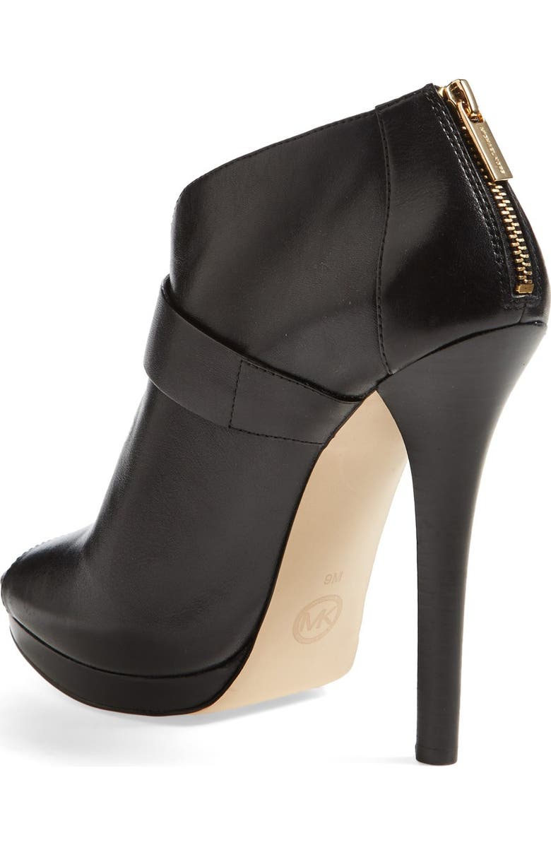 MICHAEL Michael Kors 'Guiliana' Peep Toe Bootie, Alternate, color,