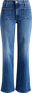 MOTHER The Patch Pocket Mid Rise Maven Skimp Jeans