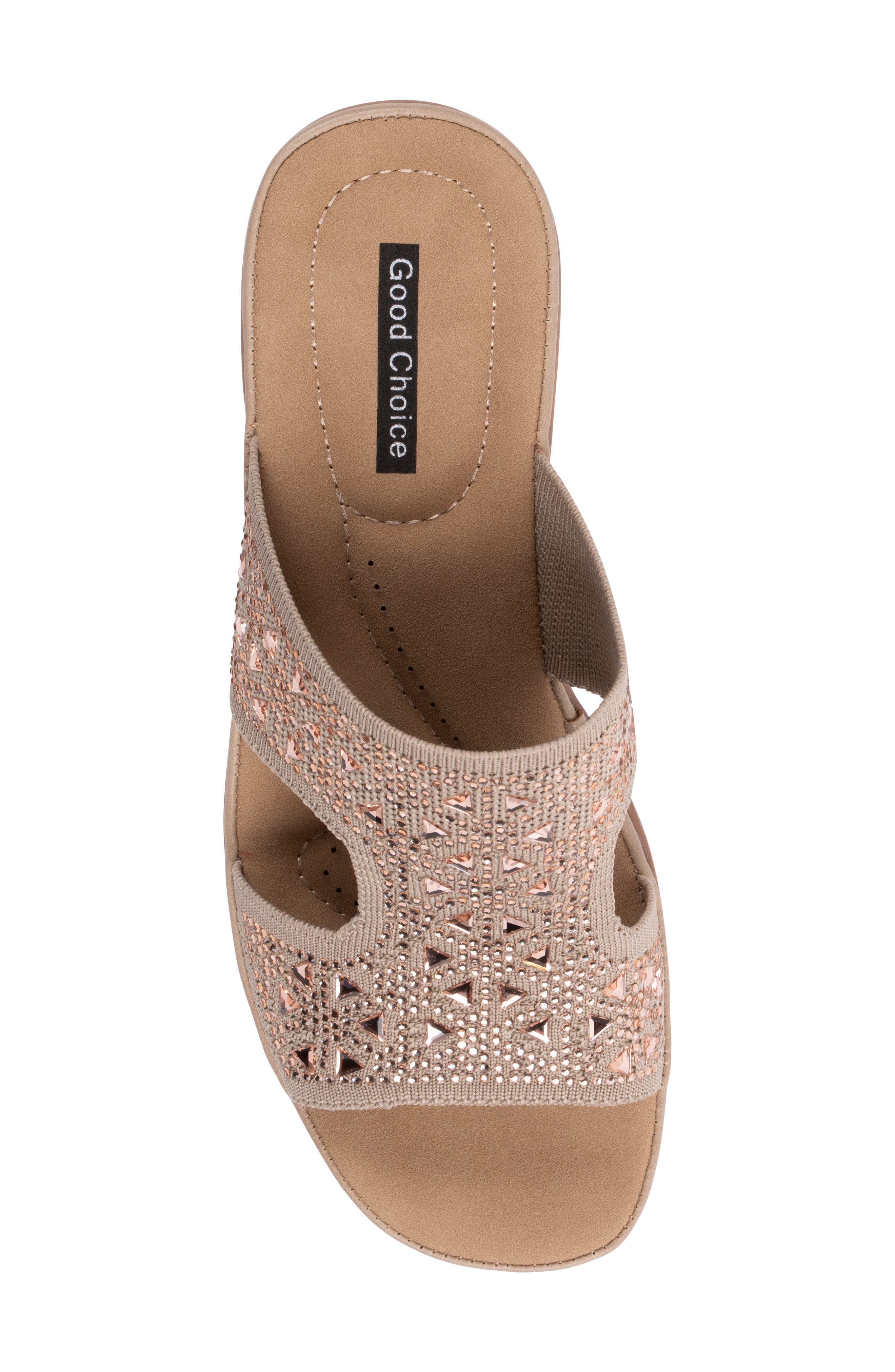 GOOD CHOICE NEW YORK Jaeya Wedge Sandal, Alternate, color, Beige