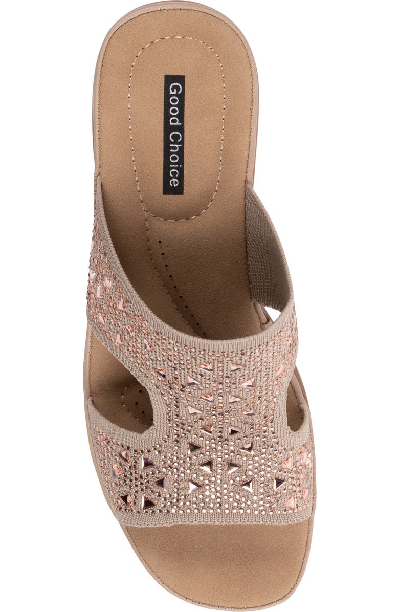 GOOD CHOICE NEW YORK Jaeya Wedge Sandal, Alternate, color, Beige