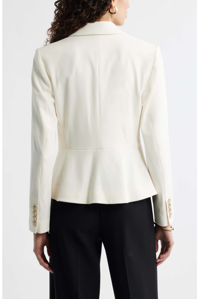 Peplum Blazer, Alternate, color, IVORY TOFU
