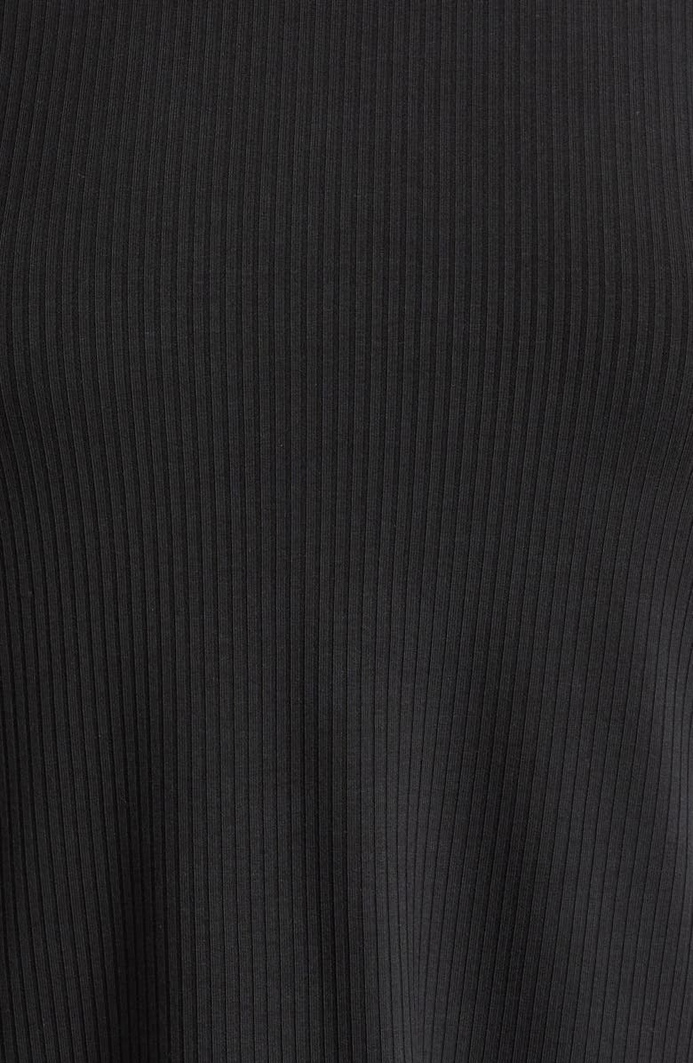 Free Fly Long Sleeve Rib T-Shirt, Alternate, color, Black