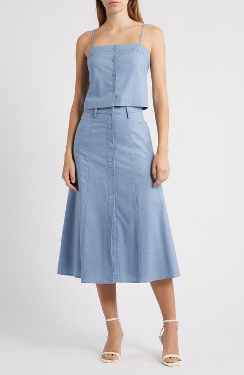 Wayf Cynthia Camisole In Blue