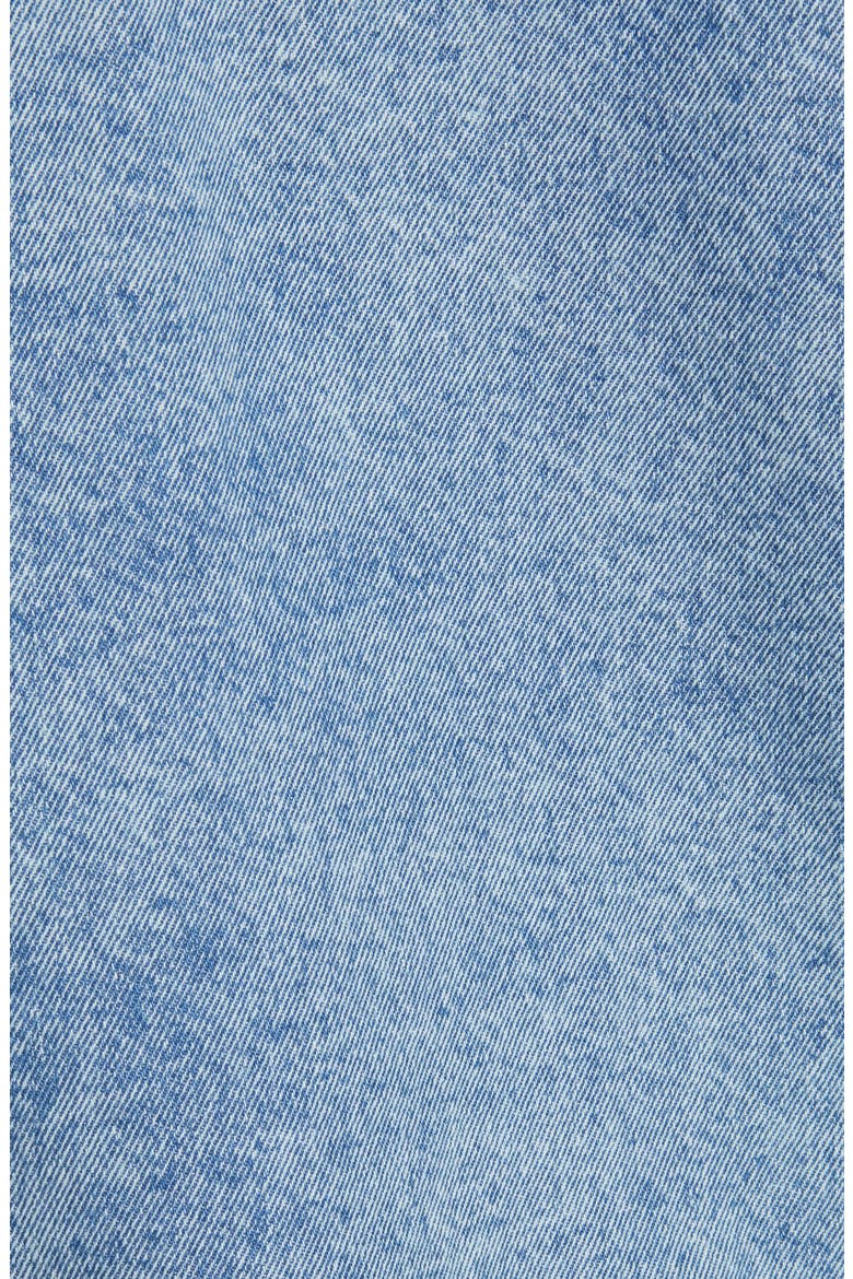 Fleece Contrast Denim Jacket, Alternate, color, STEPCHILD