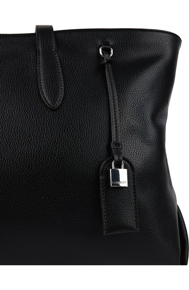 Lambert Britney - Vegan Suede Tote Bag, Alternate, color, Black