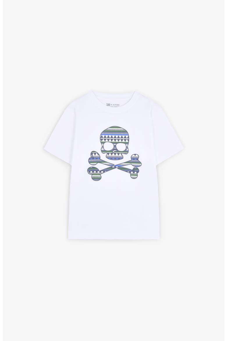 Etnicskull Tee Kids, Main, color, White
