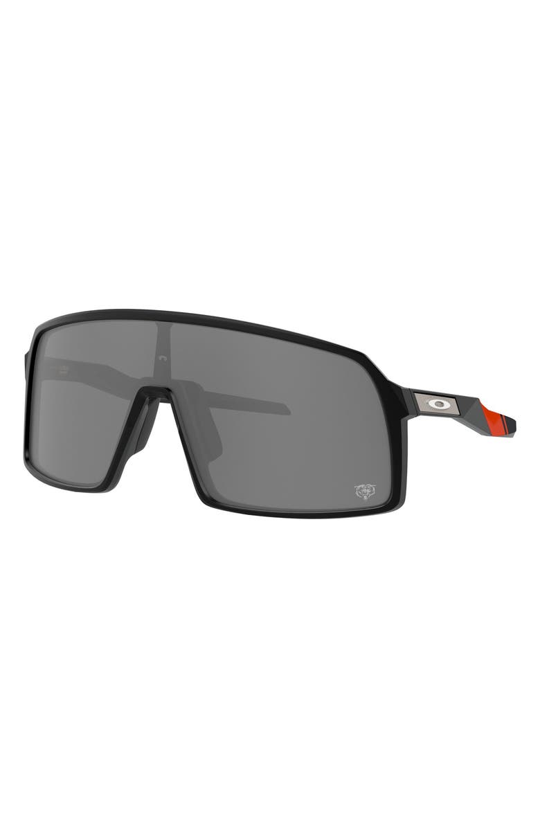 Oakley x Chicago Bear Sutro 137mm Mirrored Shield Sunglasses, Alternate, color, 
