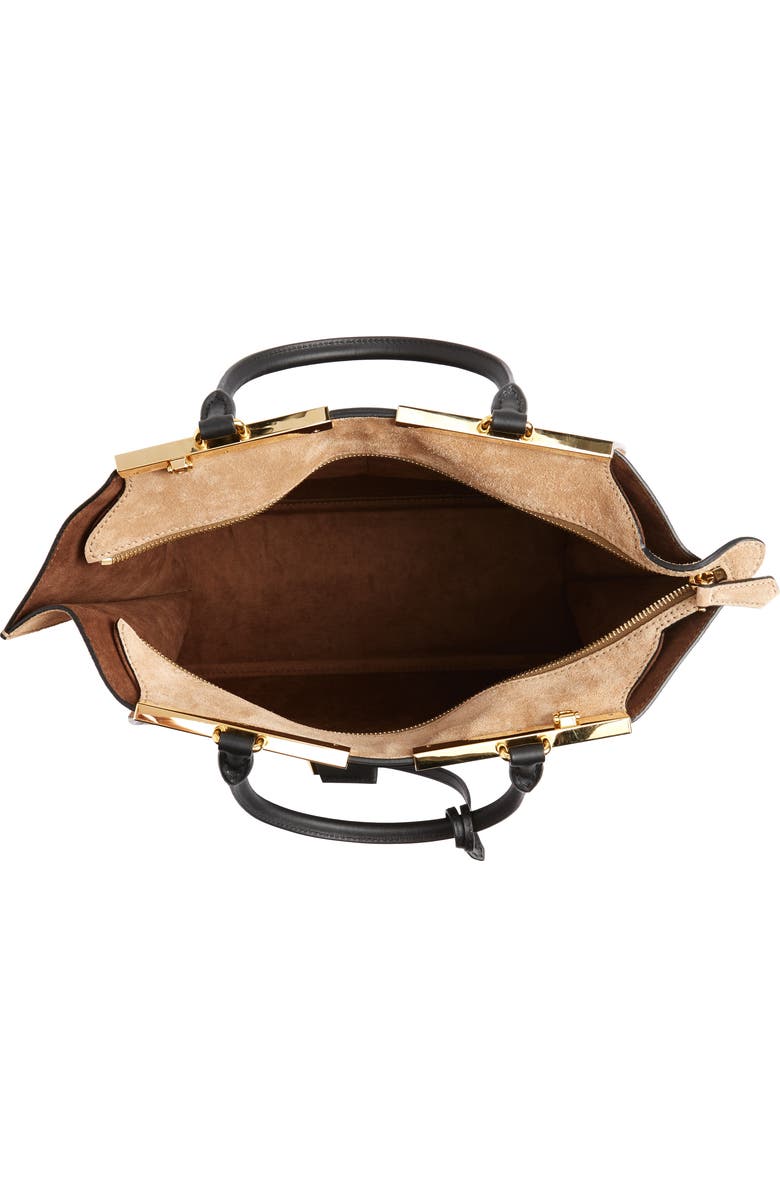 Fendi 3Jours Leather & Suede Shopper, Alternate, color,