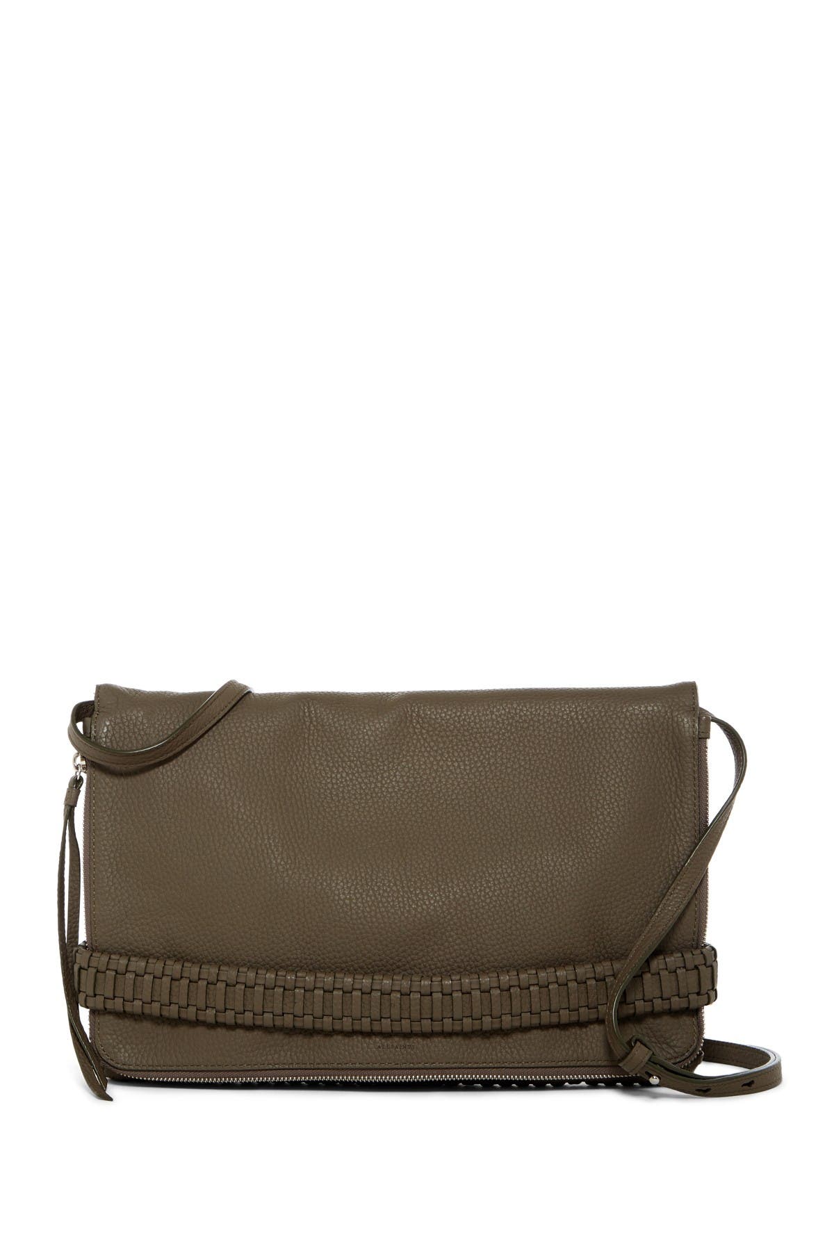 AllSaints Large Club Convertible Crossbody Bag, Main, color, 
