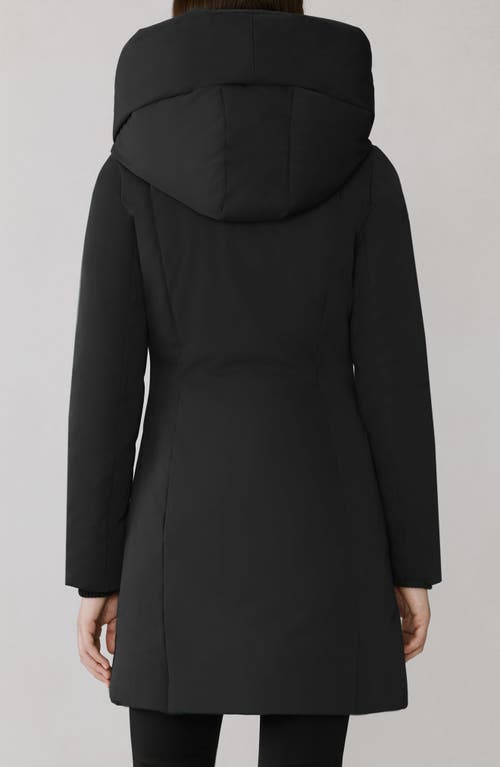 Soia & Kyo Camelia Water Repellent 700 Fill Power Down Coat In Black