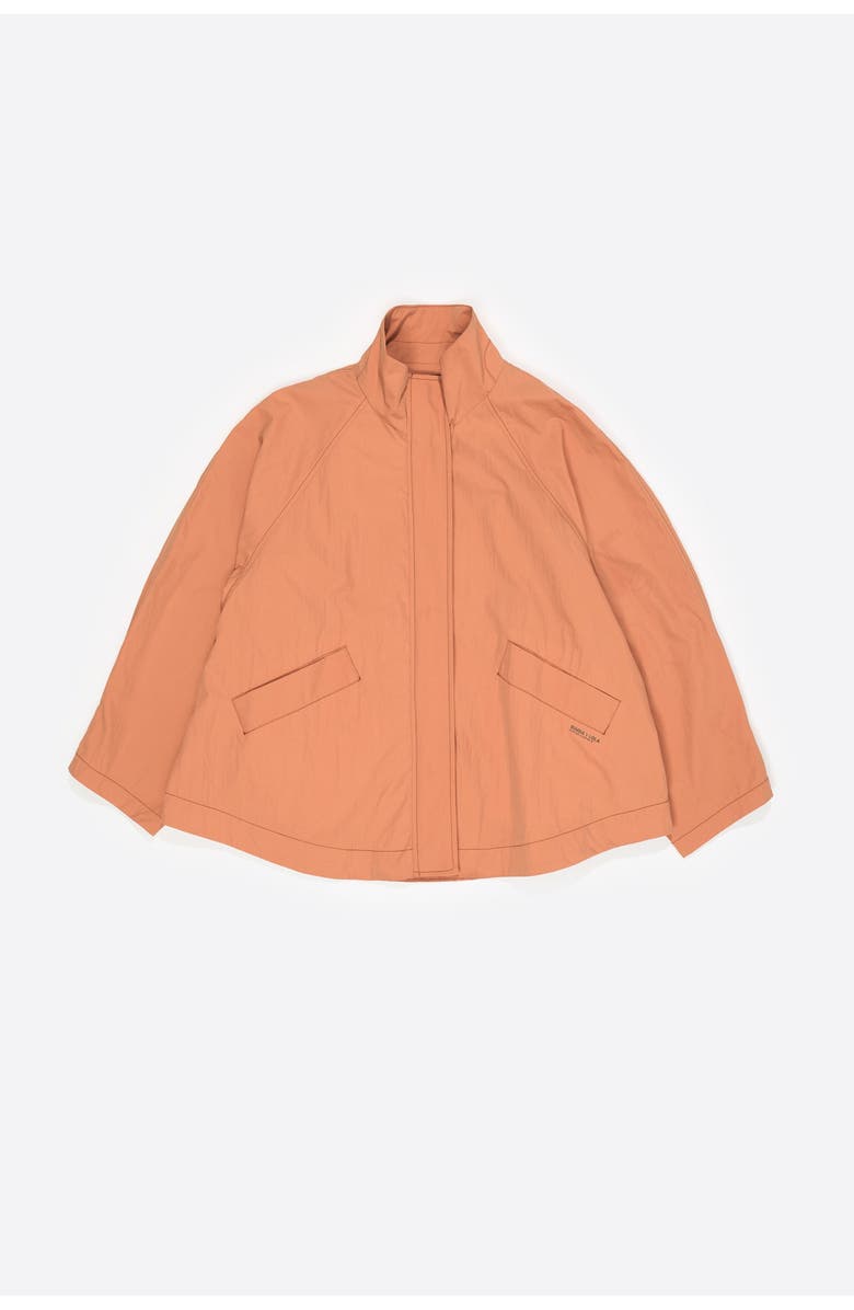 Bimba y Lola Fluid High Neck Trench, Alternate, color, Orange