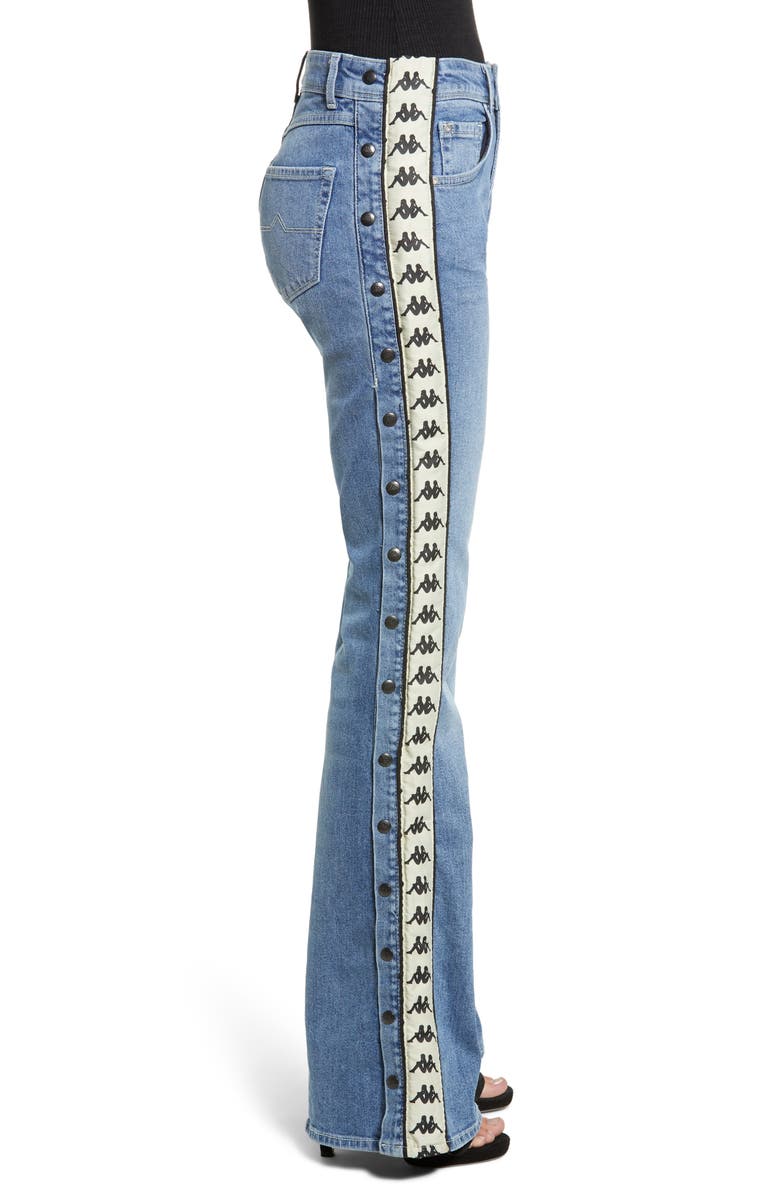 KAPPA ACTIVE Kappa Authentic Brigit Flare Leg Jeans, Alternate, color, 