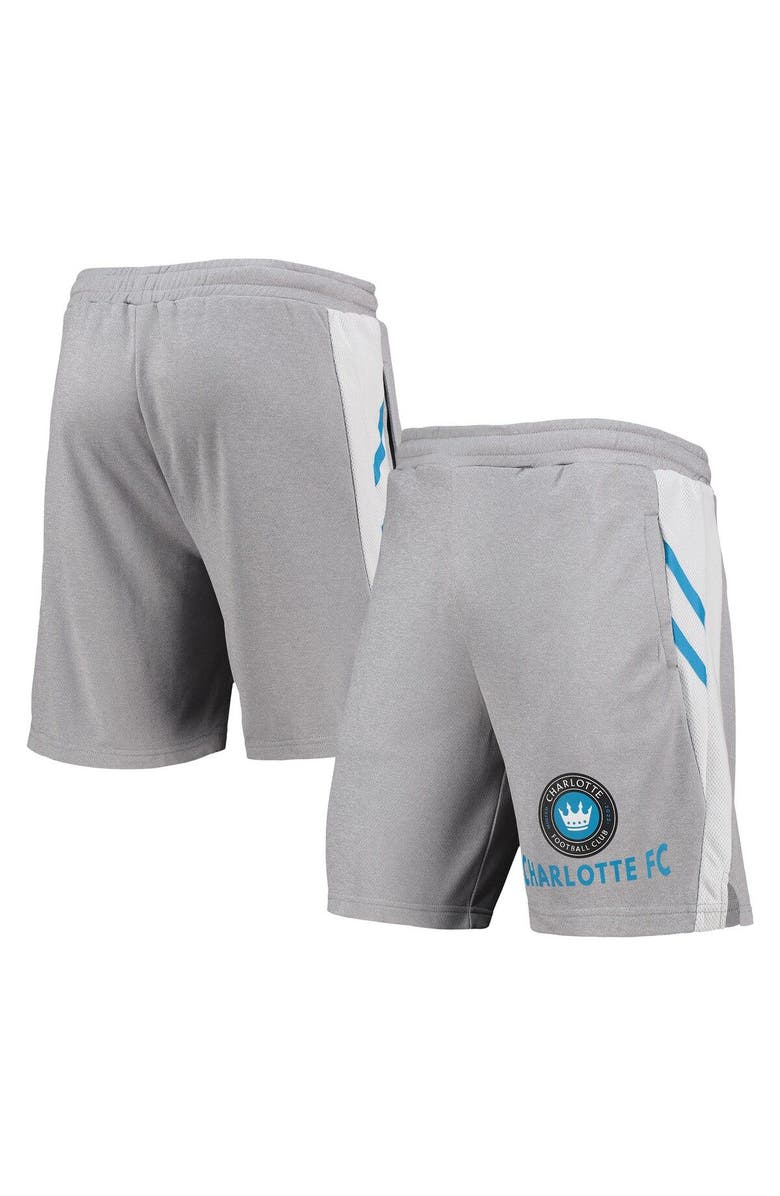 CONCEPTS SPORT Men's Concepts Sport Gray Charlotte FC Stature Shorts, Main, color,