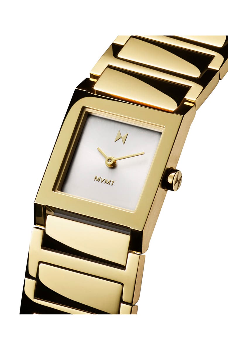 MVMT Marquee Square Watch, 22mm, Alternate, color, Gold