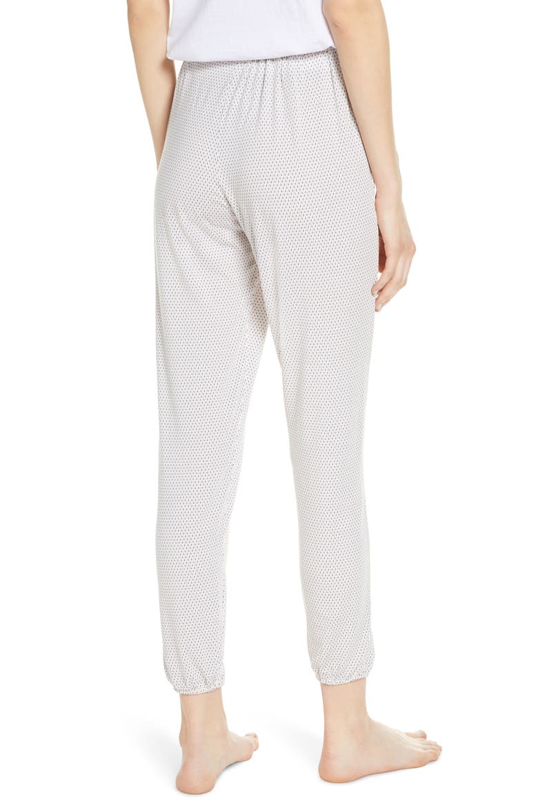 Geo Dots Crop Lounge Pants, Alternate, color, MULTI/ BLUE INDIGO