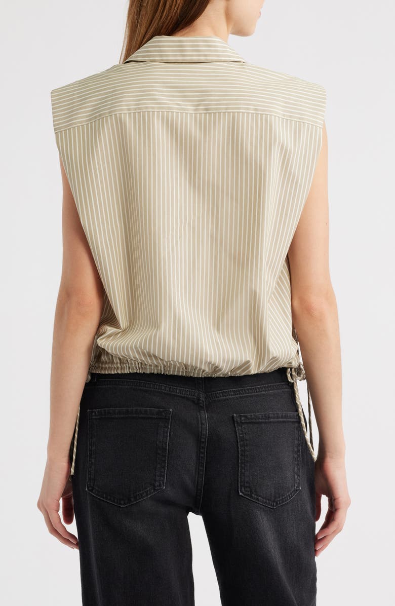 rag & bone Fiona Stripe Sleeveless Shirt, Alternate, color,