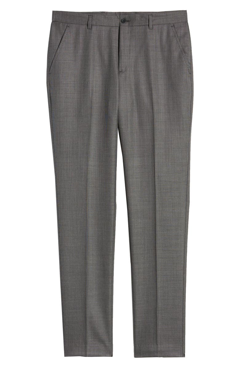 1901 Skinny Fit Flat Front Wool Trousers, Alternate, color, 