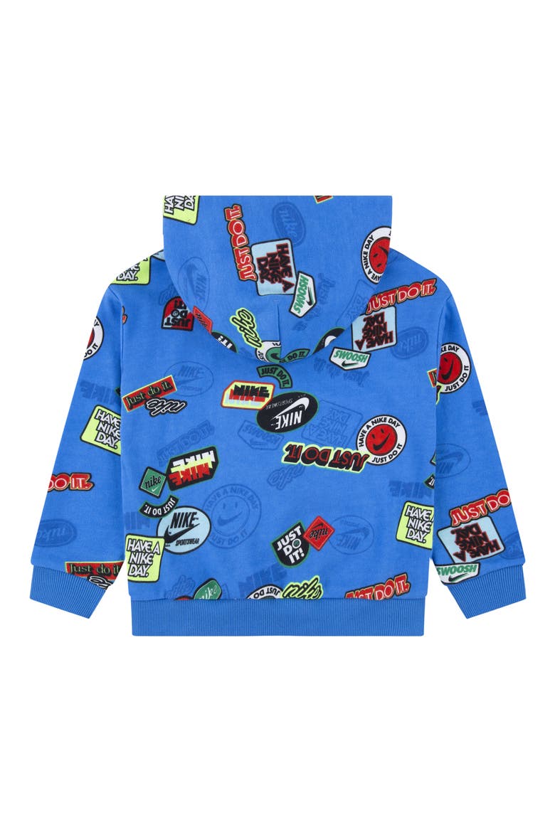 Kids' Sportswear Soa French Terry Hoodie, Alternate, color, LIGHT PHOTO BLUE