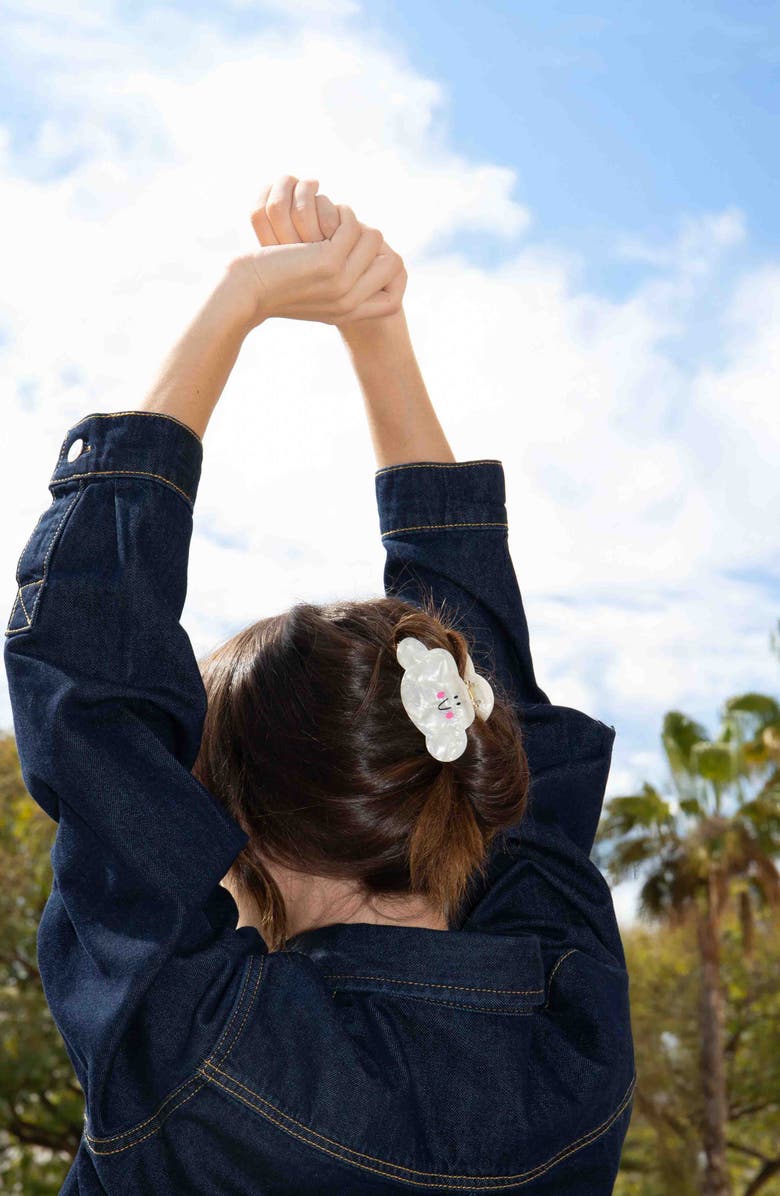 doiy Cloud Claw Clip, Alternate, color, Ivory