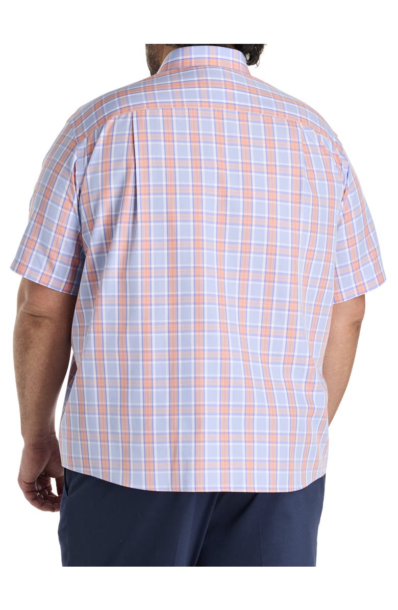 Untuckit Fit by Dxl Big & Tall Ravenwood Plaid Sport Shirt, Alternate, color, Blue