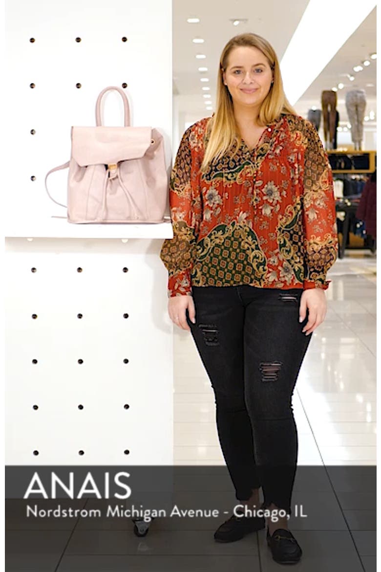 Foxy Vegan Leather Flap Backpack video