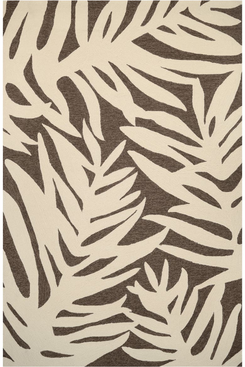 Palms Indoor/Outdoor Rug, Main, color, MOCHA