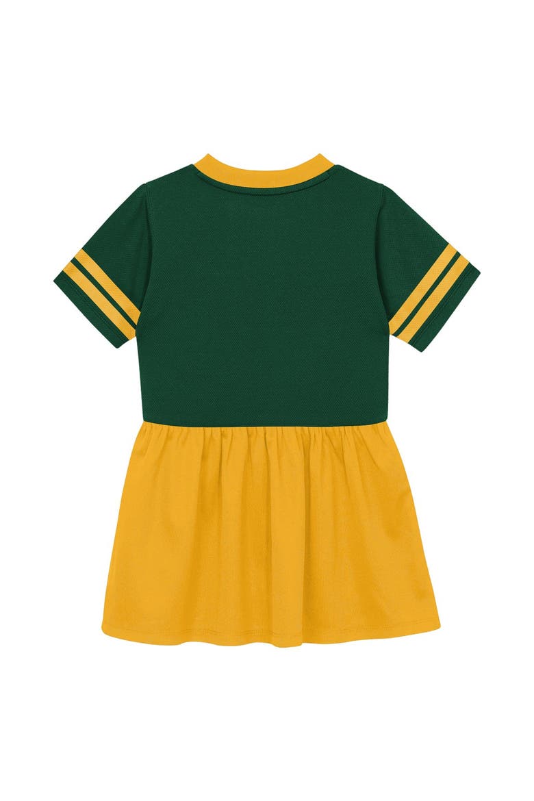 Toddler Outerstuff  Green Green Bay Packers Stadium Lights V-Neck Fashion Football Jersey Dress, Alternate, color, Green