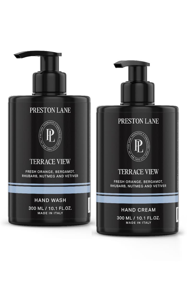 Preston Lane Terrace View Hand Wash & Hand Cream Gift Set, Main, color, 